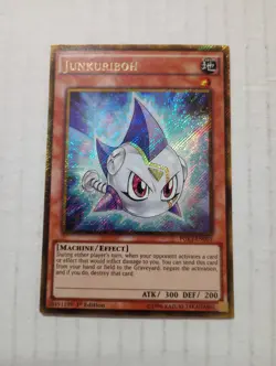 Junkuriboh 1st Edition Gold Secret Rare Yu-Gi-Oh PGL3-EN003 Yugioh GSE Card - Image 1