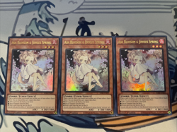 Yugioh Ash Blossom & Joyous Spring x3 ALT Art Ultra Rare RA04-EN025 Near Mint - Image 1