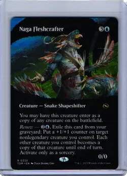 x1 Naga Fleshcrafter - Borderless R MTG Tarkir: Dragonstorm M/NM, English - Image 1