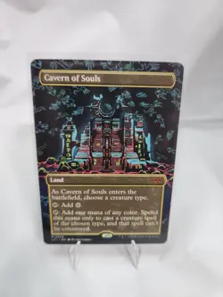 MTG Cavern of Souls (0345) - Borderless, NM, English The Lost Caverns of Ix - Image 2