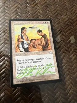 Mtg. Debt of Loyalty. Weatherlight. Signed - Image 1