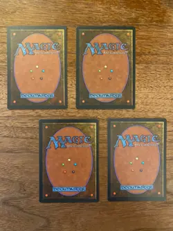 Emerald Dragonfly x4 NM+ NEVER PLAYED 4x 1995 MtG Chronicles Magic FREE SHIPPING - Image 2