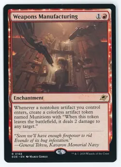Weapons Manufacturing #0168 MTG Edge of Eternities Magic The Gathering - Image 1