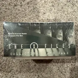 1996 THE X-FILES CCG Starter Decks Card Game Box Factory Sealed - Image 4