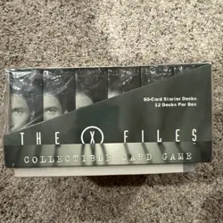 1996 THE X-FILES CCG Starter Decks Card Game Box Factory Sealed - Image 5