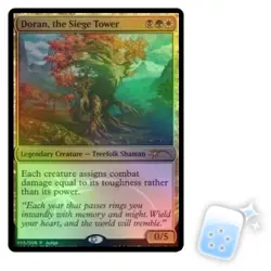 FOIL DORAN, THE SIEGE TOWER (JUDGE) Promo Magic MTG MINT CARD - Image 1