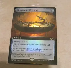 Thrumming Hivepool FOIL (Extended Art) - Edge of Eternities Pack Fresh MTG MINT - Image 1