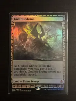 Godless Shrine Zendikar Expeditions Foil Card Magic the Gathering - Image 1