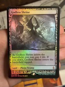 Godless Shrine Zendikar Expeditions Foil Card Magic the Gathering - Image 5