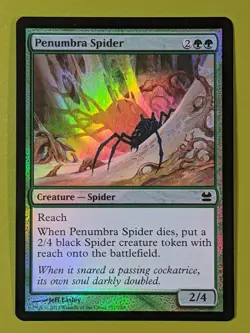 FOIL Penumbra Spider x1 Modern Masters 1x Magic the Gathering MTG - Image 1
