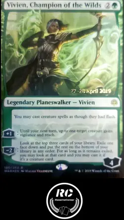 Vivien, Champion Of The Wilds MTG NM WAR Rare Planeswalker Fast Tracked Shipping - Image 1