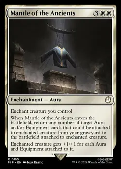 MTG Mantle of the Ancients - Foil, Fallout, Lightly Played, English - Image 1