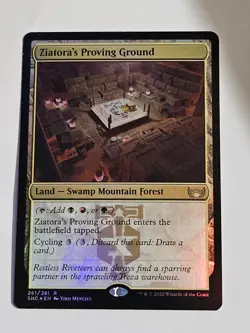 Ziatora's Proving Ground Streets of New Capenna, Magic: The Gathering Land Card - Image 1