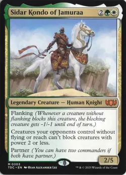 Sidar Kondo of Jamuraa Commander: Tarkir: Dragonstorm Non-Foil Near Mint - Image 1