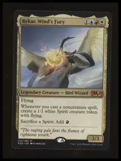 Kykar, Wind's Fury #212 Core Set 2020 MTG Near Mint Mythic - Image 1