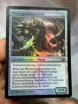 German FOIL Wurmcoil Engine ⭐ Unplayed / NM-⭐ Scars Of Mirrodin ⭐ Mtg (988) - Image 1