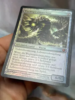 German FOIL Wurmcoil Engine ⭐ Unplayed / NM-⭐ Scars Of Mirrodin ⭐ Mtg (988) - Image 3