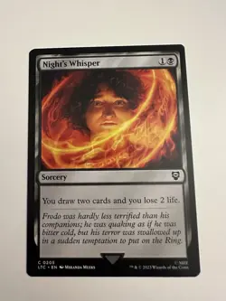 Night's Whisper - MTG - Near Mint [Commander: The Lord of Rings] - Image 1