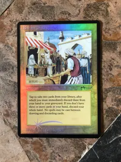 MTG - Bazaar of Baghdad - Arabian Nights - FOIL - Legacy - Alt Art - WATCH VIDEO - Image 1