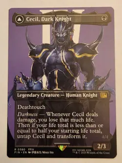 Cecil Dark Knight Borderless #380 Regular NM+ - Image 1