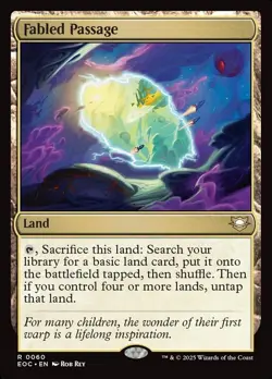 1x - Fabled Passage - CMR: Edge of Eternities - NM MTG - Image 1