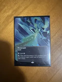 MTG EOE Mutavault Stellar Sights Borderless Galaxy Foil 0163 - Image 1