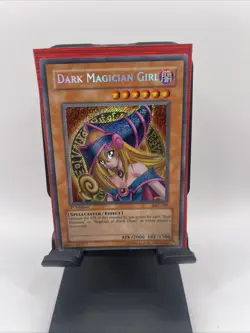 Yu-Gi-Oh! Dark Magician Girl Magician's Force 1st Edi Secret MFC-000 Holo Bleed - Image 1