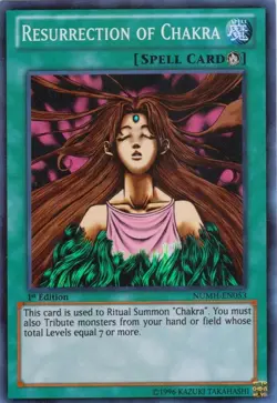Resurrection of Chakra - NUMH-EN053 - Super Rare - 1st Edition - Yu-Gi-Oh! - Image 1