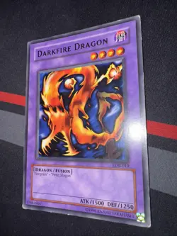 Darkfire Dragon LOB-019 The Legend of Blue Eyes White Dragon Unlimited - Image 3