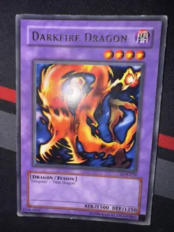 Darkfire Dragon LOB-019 The Legend of Blue Eyes White Dragon Unlimited - Image 5