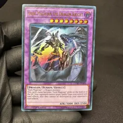 NM/VLP - Dark Magician the Dragon Knight - 1st Ultra - LEDD-ENA00 - Yu-Gi-Oh - Image 4