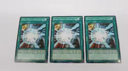 3x BURST STREAM OF DESTRUCTION 1ST EDITION SDBE-EN021 COMMON YUGIOH NM UNPLAYED - Image 1