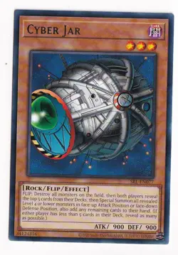 Yu-Gi-Oh TCG Spell Ruler 25th Anniversary Edition #SRL-EN077 Cyber Jar Rare NM - Image 1