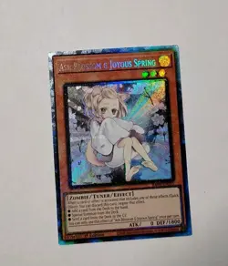 Yu-Gi-Oh! Ash Blossom & Joyous Spring Prismatic Collector's Rare RA04-EN025 NM/M - Image 2