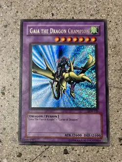 Yu-Gi-Oh! GAIA THE DRAGON CHAMPION (HOLO) LOB-125 ~{NM COND} - Image 1