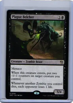 MTG Magic the Gathering Plague Belcher (97/226) Aetherdrift Commander - Image 1