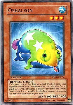 Oshaleon SOVR-EN036 Yu-Gi-Oh! Card Light Play 1st Edition - Image 1