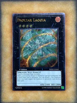 Yugioh Evolzar Laggia PHSW-EN043 Ultimate Rare 1st Ed NM - Image 1