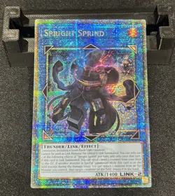 Spright Sprind BLTR-EN095 Quarter Century Secret Rare 1st Edition Yugioh - Image 1