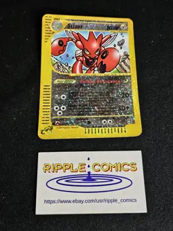 Pokemon Scizor 7/12 Jumbo Card Reverse Holo Box Topper - Image 1
