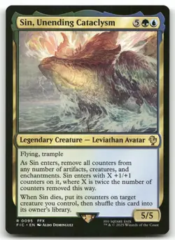Sin, Unending Cataclysm 95 MTG Commander: FINAL FANTASY R NM - Image 1