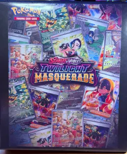 Binder for Pokemon cards - Twilight Masquerade w/ Exact Pages Complete & Master - Image 2