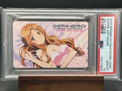 Psa10 Telecard Pop1 Sword Art Online Asuna Phone Card Quo Book Cards, Etc. Avail - Image 1