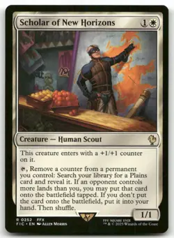 Scholar of New Horizons 252 MTG Commander: FINAL FANTASY R NM - Image 1