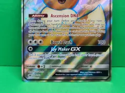 Pokemon tcg Premium Tag Team Box Full Art Eevee GX SM242 Silver Nice Card - Image 4
