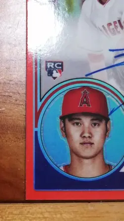 Otani Shohei Print Sign Card Reprint Topps Chrome Psa9 Included 1 Piece - Image 4