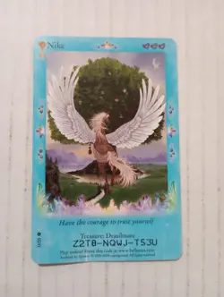 Bella Sara Treasures Nike 33/55 CCG TCG Pegasus Horse Card Pterippus Drasilmare - Image 1
