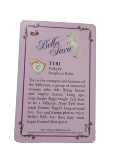 Bella Sara Bella's Ball Tyri Story Card Regular Uncommon 2009 55/55 - Image 2