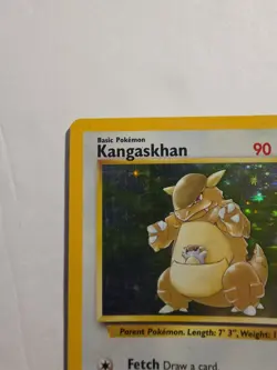 Pokemon TCG Kangaskhan Jungle Holo Card 5/64 Unlimited Rare Vintage 1999 LP - Image 5