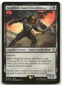 Siegfried, Famed Swordsman 51 MTG Commander: FINAL FANTASY R NM - Image 1